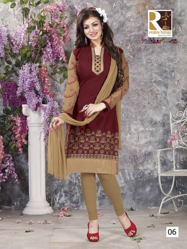 Pichkari Latest Dress Catalog - Cotton Rayon Blend Mahroon Full Sleeves Ethnic Wear | Breathable, Non-Toxic, Quick Dry, Embroidered and Printed for Rainy, Summer, Winter Seasons