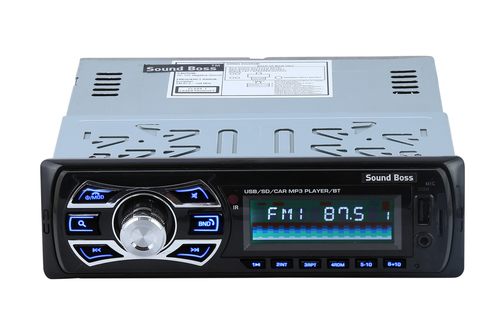 Deckless - 180 Watts 4 Channels, Bluetooth 2.0, LCD Display | Hands-Free Calling, FM Radio, USB/SD, Wireless Remote