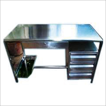 Stainless Steel Computer Table