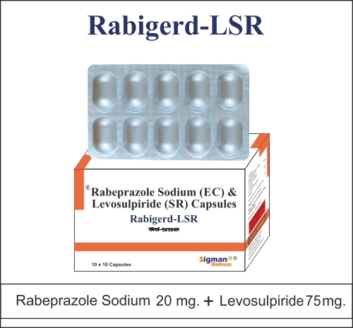 Rabeprazole 20 + Levosulpiride (S.R) 75