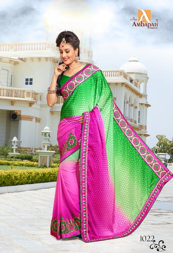 Party Wear Printed Saree