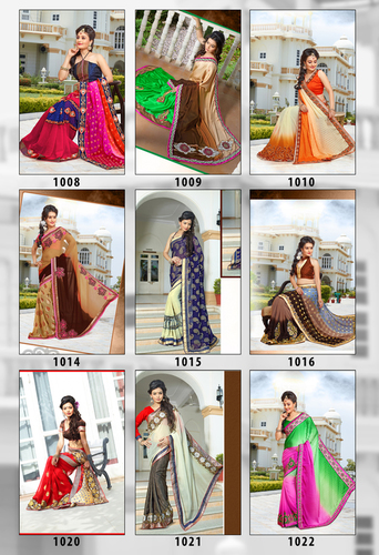 Saree Sensational Georgette Multi Color Printed