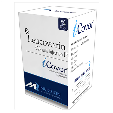 iCovor-(leucovorin calcium injection ip 50mg By Medsign Biotech Pvt. Ltd.