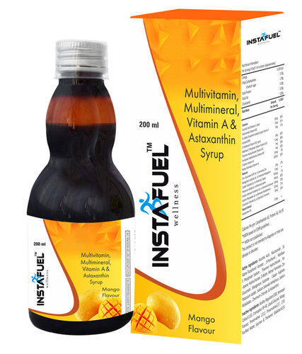 Multivitamin Multimineral Vitamin A Astaxanthin with Antioxidant  Syrup