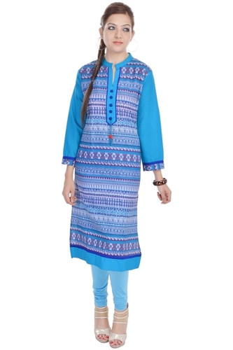 New Designer Cotton Kurti Bust Size: 36