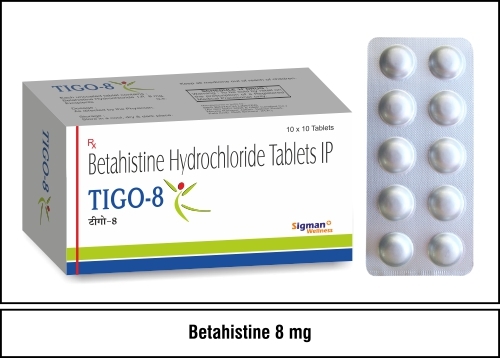 Betahistine 8 mg