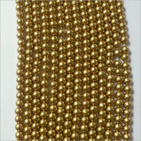 Dull Gold Pearl Beads