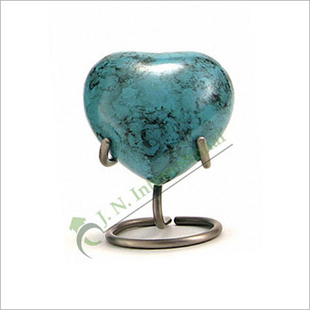 Brass Heart Keepsake Urn