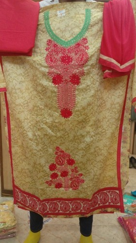Sabnam 6712 chanderi Embriodary suit