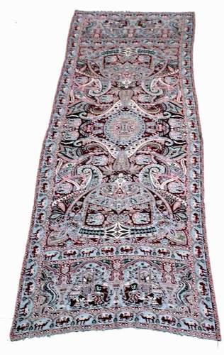 Indian Silk Pashmina Women Shawl Scarf Kashmir Jamewar Wool Neck Wrap Large