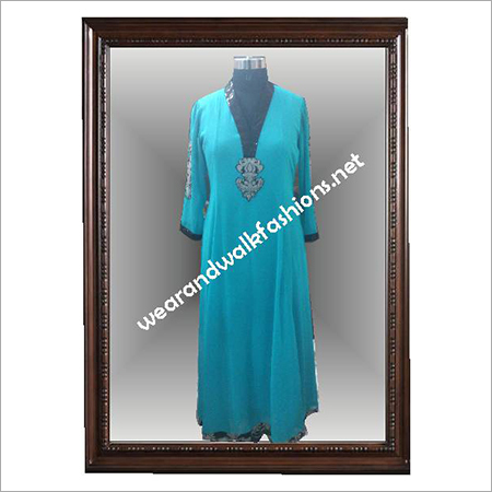 Aline Dress With Patch And Sequins Collorsleevesborder
