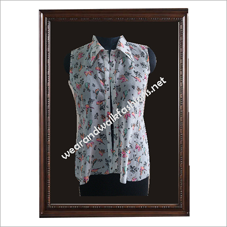 Georgette Animal Print Shirt