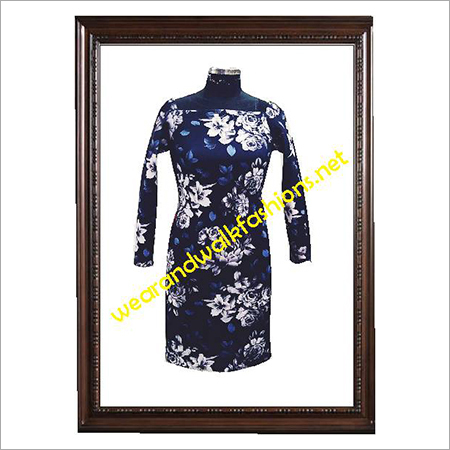 Western Onepiece Dress Floral Print
