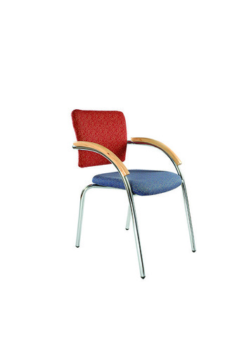 Designer Chair - Fabric Metal, 20x24x36 in, Red | Ergonomic Design, Stylish Comfort, Durable Frame, Easy Assembly