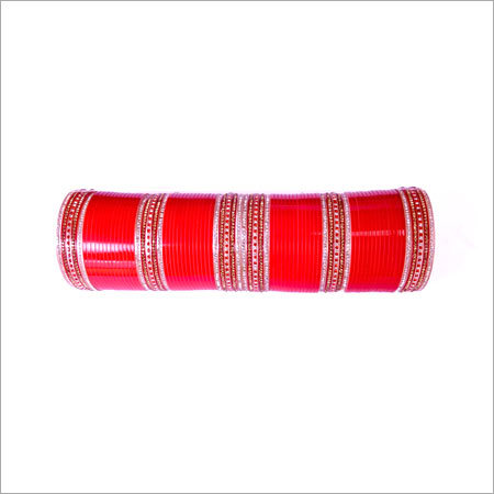 Red Bridal Chura Set