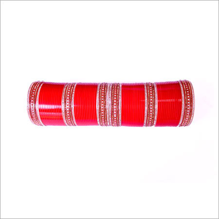 Designer Red Bridal Bangles
