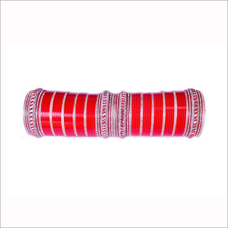 Fancy Red Bridal Bangle