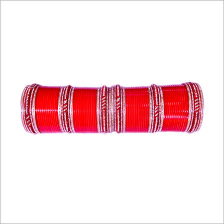 Maroon Bridal Chura Set