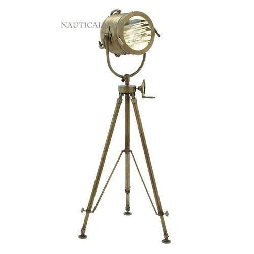 78"Urban Designs Aluminum Sea Light Adjustable Tripod Floor Lamp