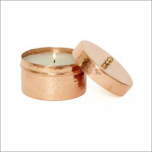 Copper Candle jar