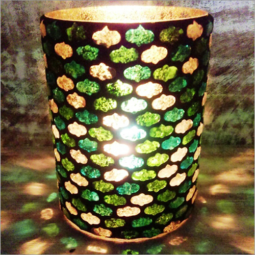 Mosaic Glass votive