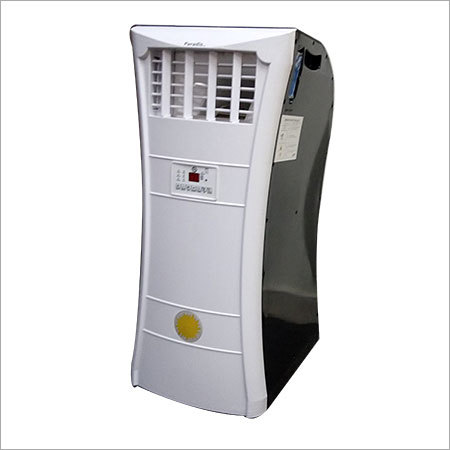 Black White Mobile Air Conditioner