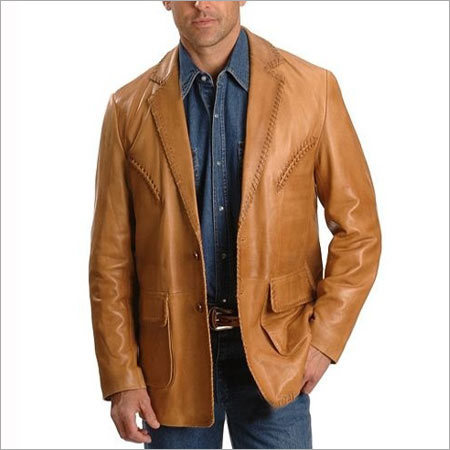 Stylish Leather Blazer