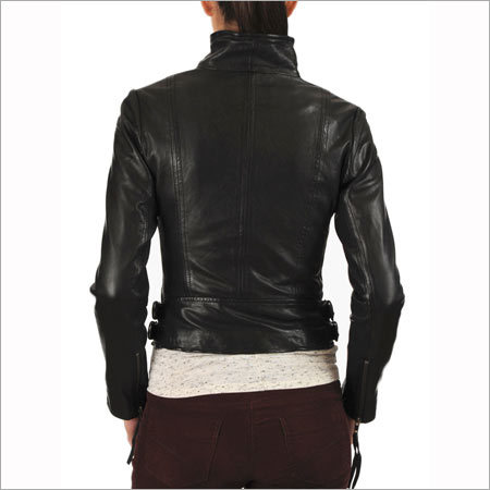 Black Leather Ladies Jackets