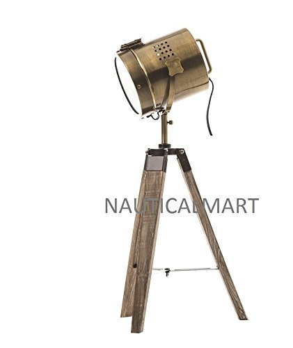 Vintage Retro Projector Wooden Tripod Floor Lamp Manufacturer Supplier Exporter