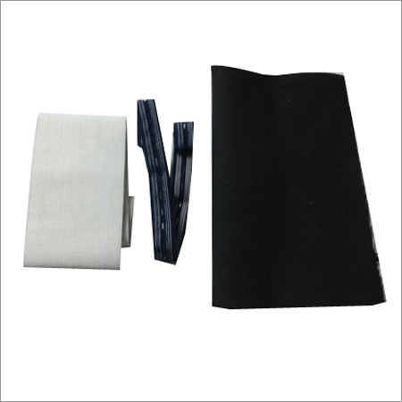 Knitting Elastic - Dyed Polyester Yarn, 132 Meters Roll, White & Black, Plain Type for Waist Bands, Gloves, and Straps