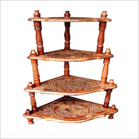 Wooden Corner Shelf
