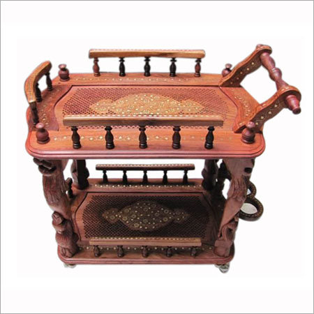 Wooden Service Trolley