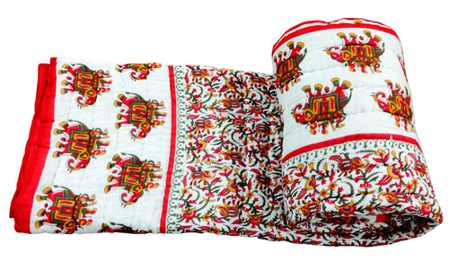 Animal Print Double Bed Quilt