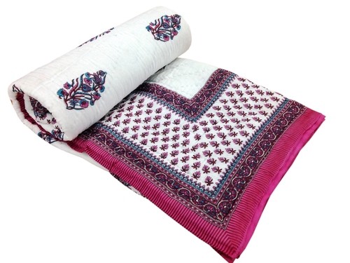Ethnic Double Bed Quilt