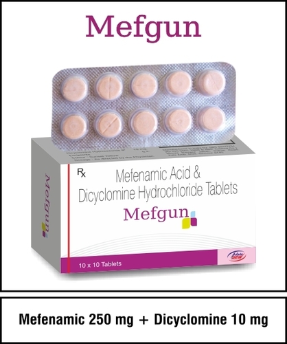 Mefenamic 250 + Dicyclomine 10