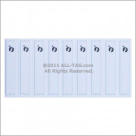 Sensormatic Ultrastrip III DR Labels-Plain White