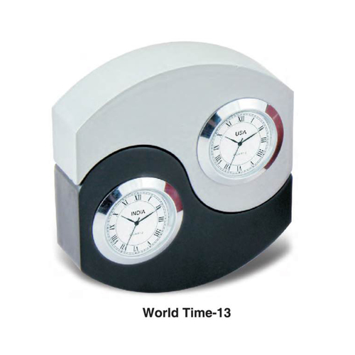 Black World Time Clock