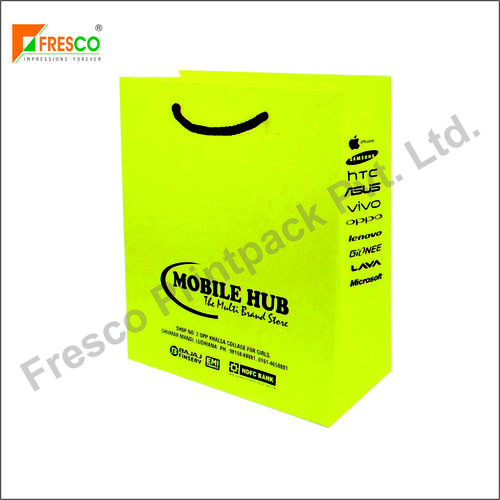 Multi Colors Mobile Carrying Paper Bag