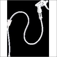 Fisherbrand Spray-Anywhere Adjustable Sprayer - Polypropylene, 812.8 mm Hose Length, 31.75 mm Bung Diameter | White PVC, Gas and Chemically Sterilizable, Dishwasher-Safe