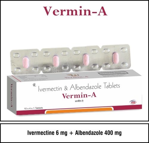 Ivermectin 6 mg+ Albendazole 400 mg