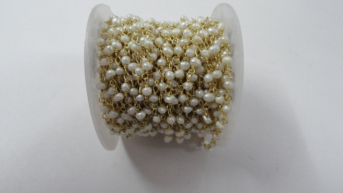 Pearl Rosary Beaded Chain