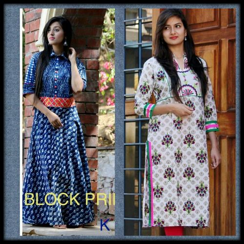 Hand Block Print Kurti