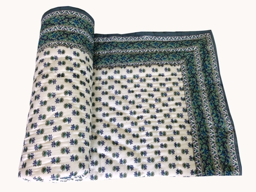 Ethnic Cotton Single Bed Quilt
