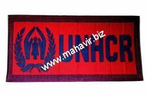 Red Woven Sleeping Mats With Logo