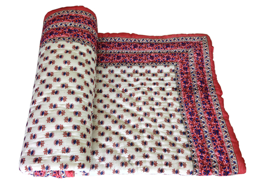 New Printed Cotton Single Bed Quilt