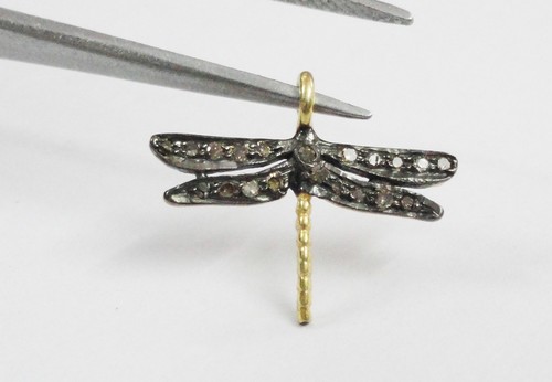 Butterfly Charm Diamond Pave