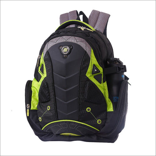 Black And Green Backpack