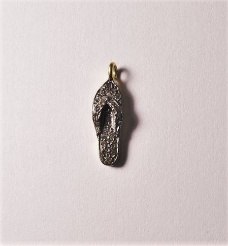 Slipper Charm Diamond Pave