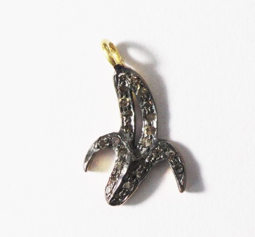 Banana Charm Diamond Pave