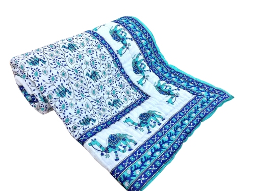 Ethnic Single Bed Quilt